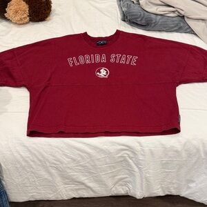 Florida State Cropped Jersey Top